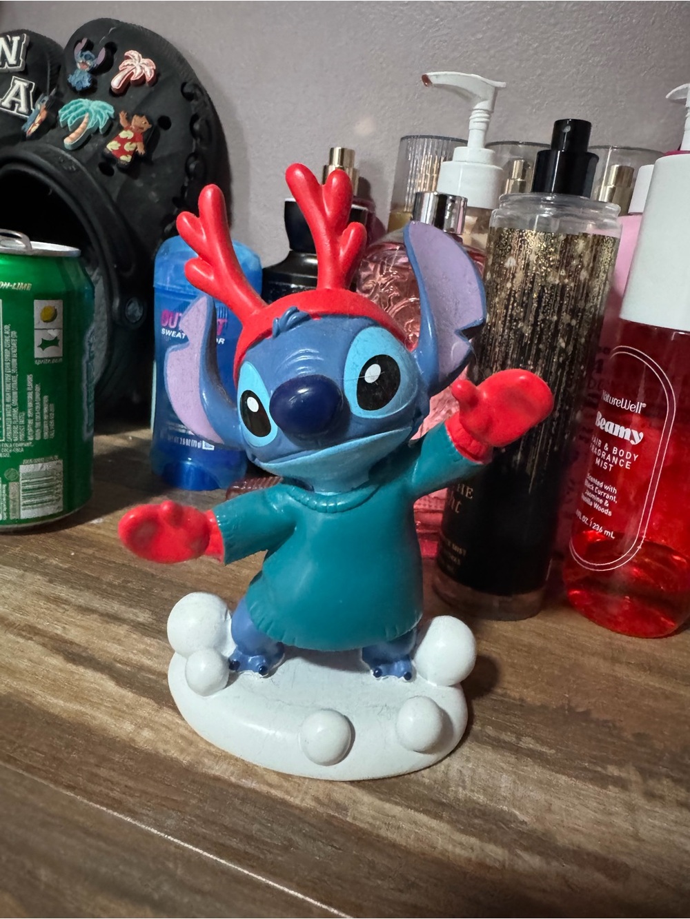 Disney Stitch Holiday Figurine